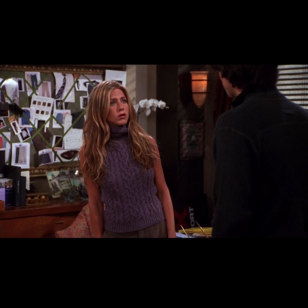 Ralph Lauren Purple Label Cashmere Cable Knit Top as seen on Rachel on Friends - Picture 6 of 17